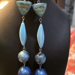 Pre-owned Dolce & Gabbana (D&G) dangle earrings
